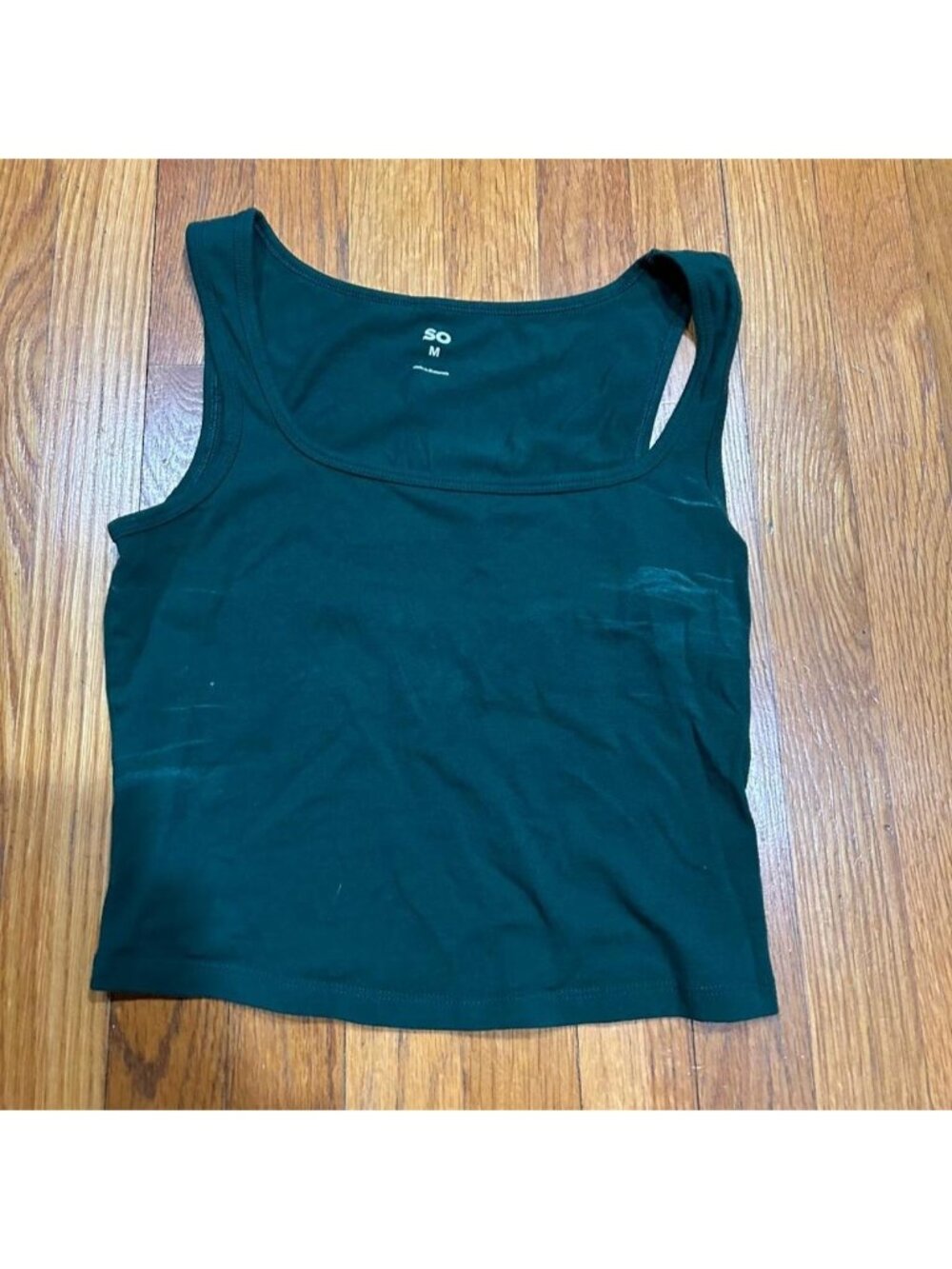 Soft and stretchy forest green tank top #y2kfashion
